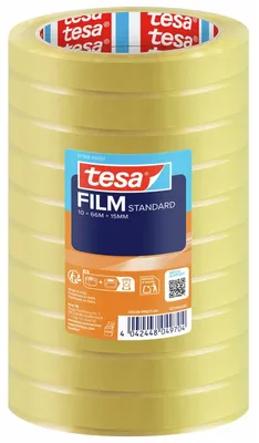 Produktbild von TESA 57388-00001-00, 66 m, Transparent, 15 mm, 10 Stück(e)