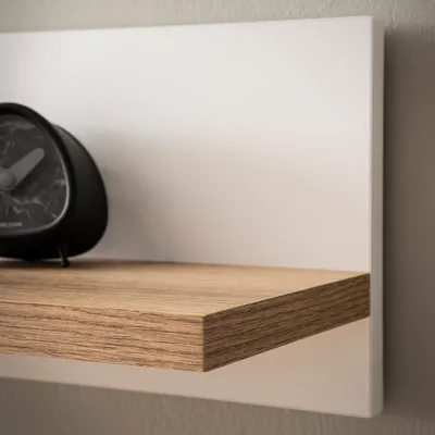 Produktbild von Wandboard 180 cm weiß mit Eiche SUTTON-61