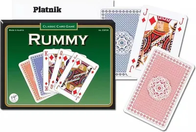 Obrázok produktu pre Piatnik hracie karty 2 balíčky Rummy