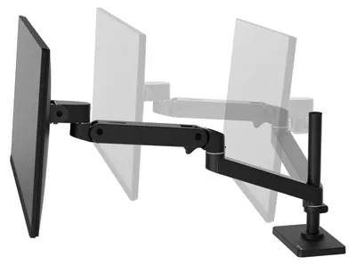 Produktbild von Ergotron LX Series 45-695-292, Klemme, 10 kg, 86,4 cm (34"), 100 x 100 mm, Höhenverstellung, Schwarz