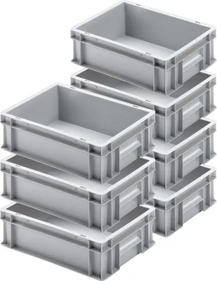 4x Bäckerkiste Cateringbox 60 X 40 X 32 Durchbrochen Inkl. Gratis