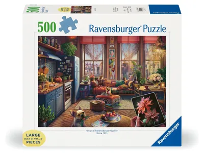Produktbild von Erwachsenenpuzzle 500 Large Pieces - Gemütliches Boho-Studio