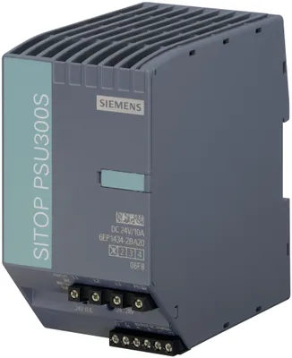 Produktbild von Siemens Stromversorgung SITOP PSU300S 3-phasigDC 24 V/10 A 6Ep1434-2Ba20