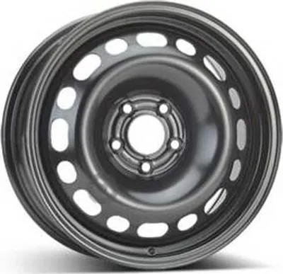 Productafbeelding van 16-inch stalen velg ALCAR, 16" x 7", 5x108 boutgaten, ET32, 65.00mm naafdiameter, zwarte velg