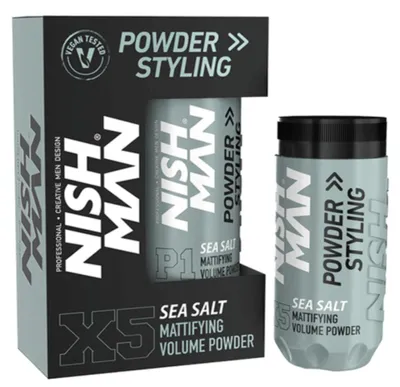 Immagine prodotto di Nishman - Cera Modellante in Polvere EffettoMarino X5 - Polvere Modellante per Capelli, 20 g