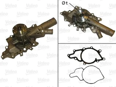 Produktbild von VALEO Kühlmittelpumpe Wasserpumpe passend für MERCEDES-BENZ G-Klasse SUV (W463) 506875