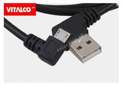 Produktbild von Vitalco DSF700 Micro-USB Kabel 2.0 Schwarz 1m