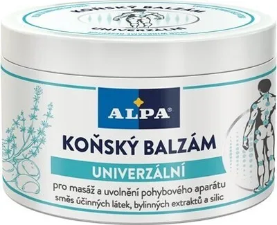 Zdjęcie produktu dla ALPA Balsam dla koni Universal 250 ml – naturalny balsam łagodzący bóle mięśni i stawów