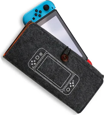 Image de INF Housse de Rangement Feutre pour Switch - Protection et Transport Le noir