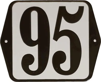 Produktbild von Hausnummernschild Standard 95 - Warentuin mix