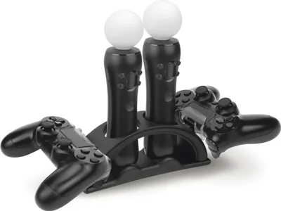 Produktbild von HAMA Ladestation Vierfach für PS4 und PS VR