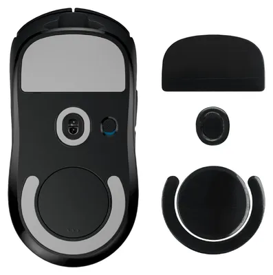 Produktbild von kwmobile Mouse Feet Sticker kompatibel mit Logitech G PRO X Superlight 2 / Superlight 2 SE Ersatz Glider - Mausfüße passgenau - Maus Glides in Schwarz