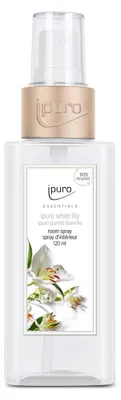 Produktbild von ipuro Raumspray white lily, Sprühlufterfrischer, Durchscheinend, Zedernholz, Jasmin, Pfirsich, 120 ml, Spraydose, Transparent
