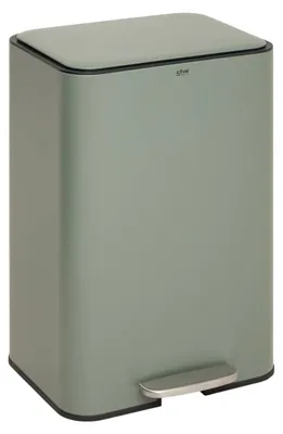 Produktbild von Rechteckiger treteimer „delta“ 50 l, grün - 5 five simply smart