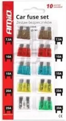 Produktbild von 10x AMiO Sicherungsset 01138 Blisterpack