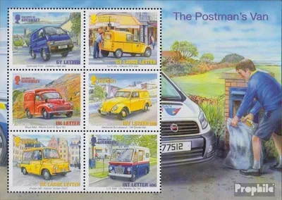 Produktbild von Briefmarken GB - Guernsey 2013 Mi Block65 (kompl.Ausg.) postfrisch Postfahrzeuge