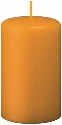 Produktbild von Flachkopf-Stumpenkerzen in Honig, 200 x Ø 40 mm, 4 Stück