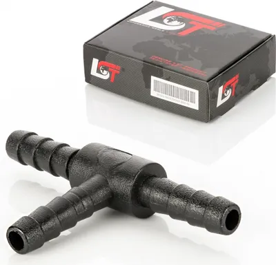 Produktbild von Verbinder T-Stück Bewässerungssystem Tropfbewässerung PE-Rohr schwarz 6x6x6 mm