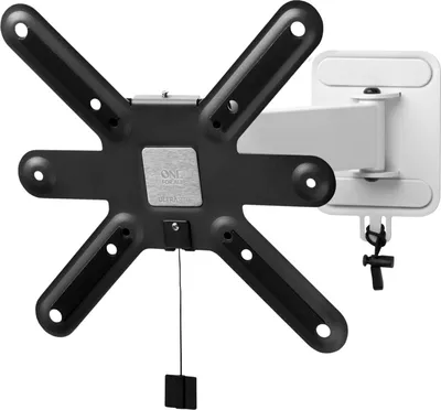 Obrázek produktu pro One For All 43\" TV Wandhalterung Slim TURN 90, 33 cm (13"), 109,2 cm (43"), 75 x 75 mm, 200 x 200 mm, 0 - 15°, Černá, Šedá, Stříbrná