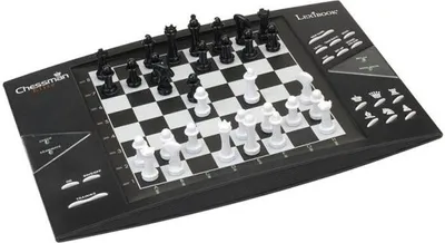 Produktbild von Elektronisches Schachspiel Chessman Elite, 2 Spieler, 64 Schwierigkeitsstufen, ELO1800, 7+ Jahre