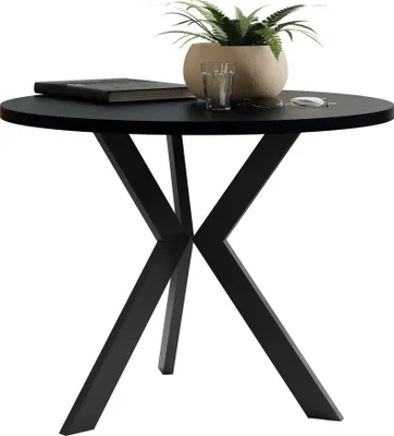 Produktbild von MIRJAN24 Couchtisch STK M6, Beine aus Stahl, 65x65x50 cm, Wohnzimmer (Farbe: Graphit Schwarz / Schwarz)