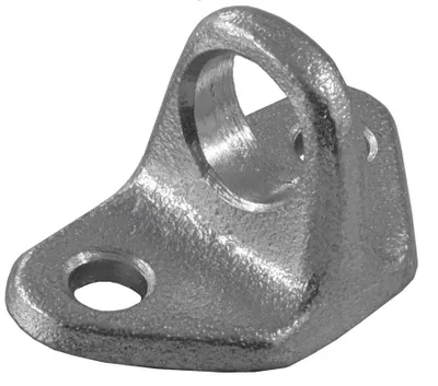Produktbild von 1 Stück - Trennwandhalter für Hakenaufnahme - 1 Loch Ø18mm