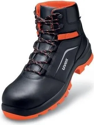 Produktbild von Uvex 95071, Männlich, Erwachsener, Sicherheitsstiefel, Schwarz, Rot, ESD, Tunnelzugverschluss