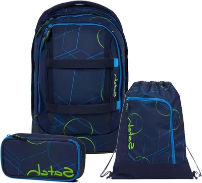 Productafbeelding van 3-delige Schoolrugzak Set met Pennenetui en Sporttas