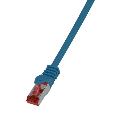 Produktbild von Logilink Patchkabel CAT6 S/FTP AWG27 PIMF 3,00m blau