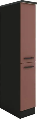 Produktbild von Optifit Apothekerschrank Nizza407 BxTxH 30 x 60 x 174,4 cm rostrot matt zerlegt KUNI MHFZ306-9+