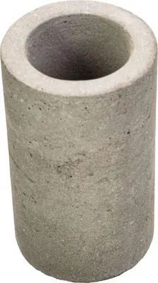 Produktbild von INNA-GLAS Teelichthalter JUANJO in Betonoptik, für Teelichter und Stabkerzen, betongrau, 10cm, Ø6cm - Kerzenhalter