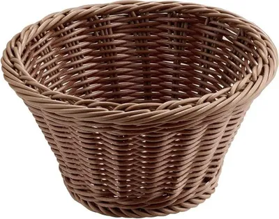Produktbild von APS 40191 Korb ECONOMIC, Ø 19 cm, Höhe 9,5 cm, Polypropylen, braun