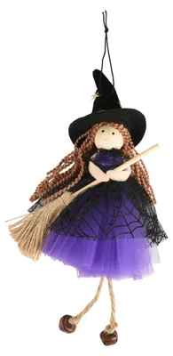 Productafbeelding van Raamdecoratie Halloween decoratie heksenfiguur heks - Tuin hangende heks