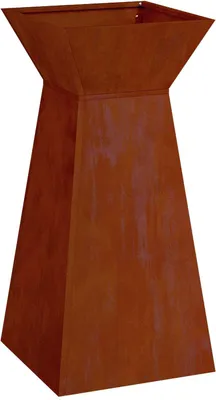 Obrázok produktu pre Stĺpový kvetináč Strieborná 35 x 35 x 73 cm