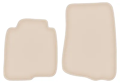 Produktbild von DURBAN Beige Velours-Fußmatten vorne für Volvo 240/260 Kombi, Limousine (1974-1993)