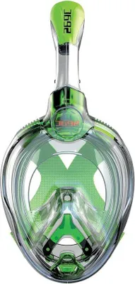 Produktbild von Famanu Vollgesichtsmaske 180° Sichtfeld - Transparent-Grün