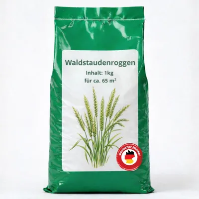 Produktbild von Bestellartikel Waldstaudenroggen Secale multicaule 1kg für ca. 65 m²