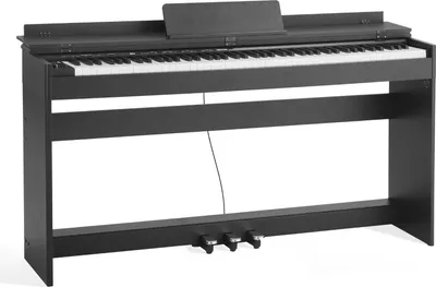 Obrázok produktu pre Digitálne piano - Elektrické piano 88 klávesov - Plne vážená kladivková mechanika - Citlivé na dotyk - So stojanom na nábytok a trojitým pedálom - 680 zvukov - Bluetooth - Pre začiatočníkov