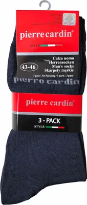 Produktbild von 3er Pack Herren Socken Business Anzug Freizeit Pierre Cardin Dunkelblau 43-46