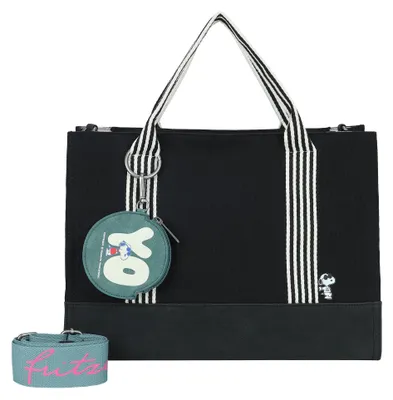 Imagen del producto de Fritzi aus Preußen bolso bolso de hombro Peanuts™ x Fritzi Tote Bag Cool Black