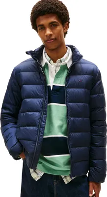 Productafbeelding van Tommy Jeans heren gewatteerde jas, waterafstotend, blauw (donkerblauw), maat XS