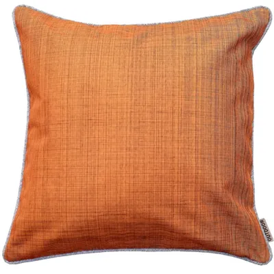 Produktbild von Kissen-Bezug Outdoor einfarbig orange wetterfest 40x40 cm