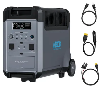 Obrázek produktu pro Ark3600 Powerstation – přenosný solární generátor – výstup 3600 W – baterie LiFePO4 3840 Wh – vstup střídavého proudu 2200 W – USB-C PD 100 W – zásuvka EU