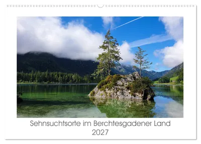 Produktbild von Sehnsuchtsorte im Berchtesgadener Land (Wandkalender 2027 DIN A2 quer), CALVENDO Monatskalender