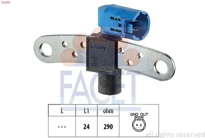 Produktbild von FACET 9.0543 Kurbelwellensensor Impulsgeber für RENAULT CLIO II (BB0/1/2, CB0/1/2)