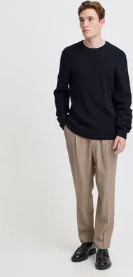 Produktbild von Casual Friday CFKarl Herren Strickpullover Grobstrick Pullover mit Rippbündchen 100% Baumwolle Regular fit