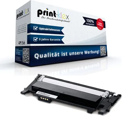 A product box and a toner cartridge are shown against a white background.