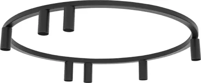 Produktbild von Spot Lampe Aluminium Metall verstellbar Ø 93 cm rund Schwarz GU10 Modern Strahler