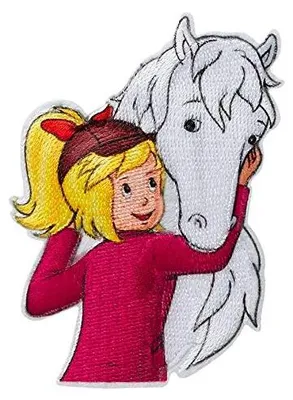Bibi & Tina Bügelbilder, 1 Stück, 6,8 x 6,8 cm, Polyester