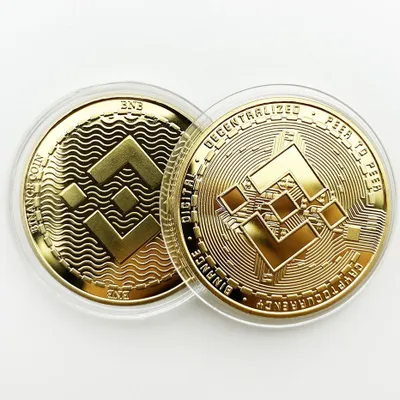 Obrázok produktu pre Zlatá Minca Binance - Dekoračný Doplňok pre Nadšencov Cryptomeny KP13386